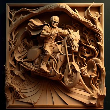 3D model st ghost rider (STL)